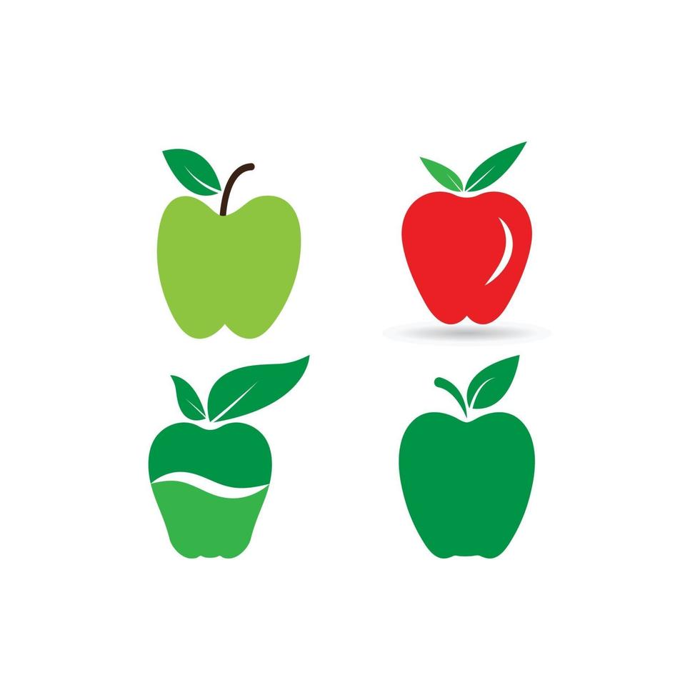 Apfel-Logo-Vektor vektor