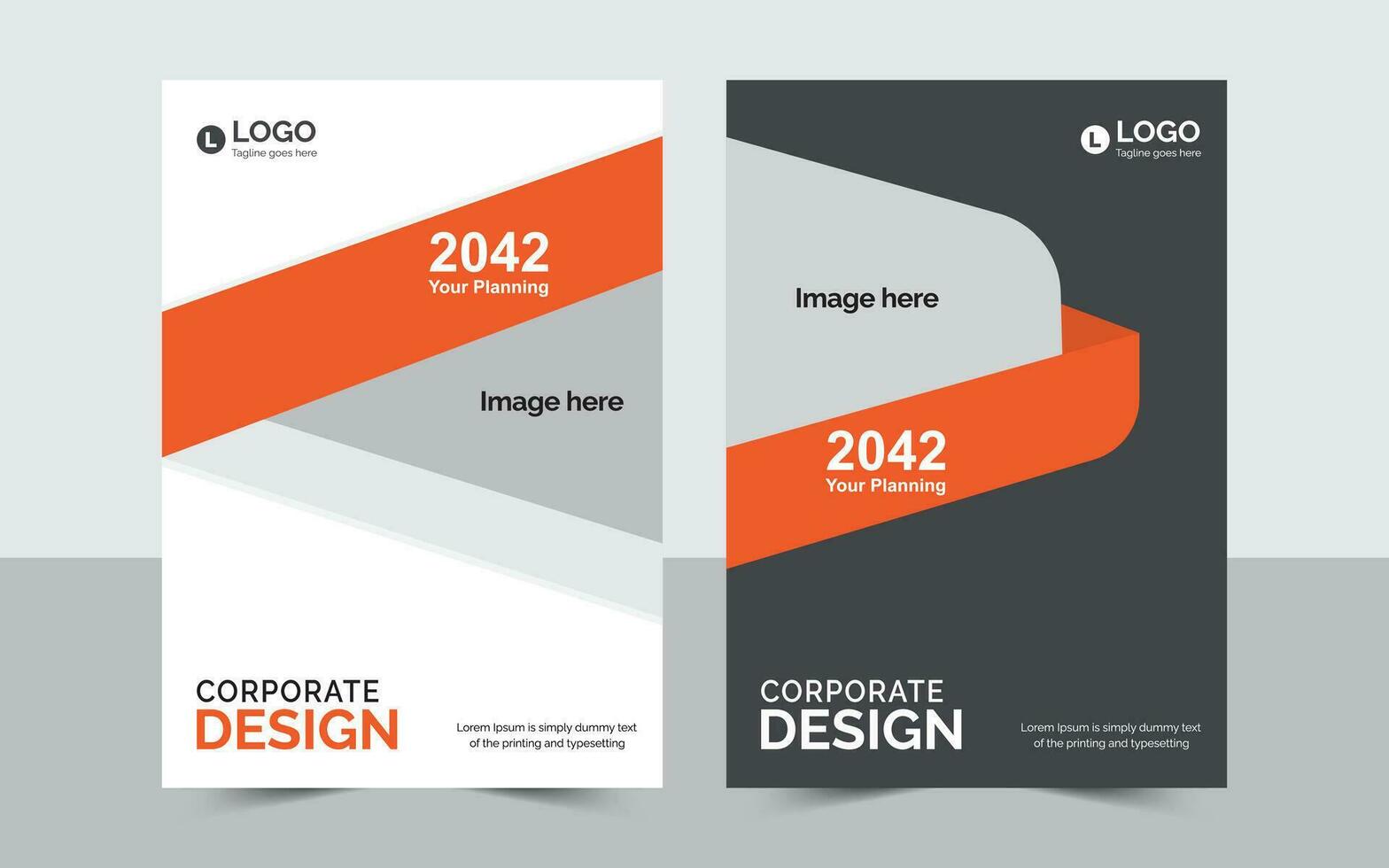 korporativ Startseite Design Vorlage. können Sein anpassen. Broschüre, Flyer, jährlich Bericht, Buch, völlig editierbar. vektor