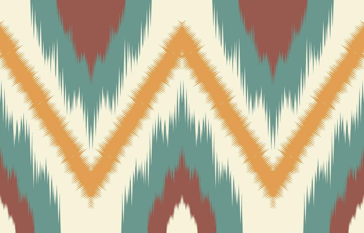 ethnisch abstrakt Ikat Kunst. aztekisch Ornament drucken. geometrisch ethnisch Muster nahtlos Farbe orientalisch. Design zum Hintergrund ,Vorhang, Teppich, Hintergrund, Kleidung, Verpackung, Batik, Vektor Illustration.