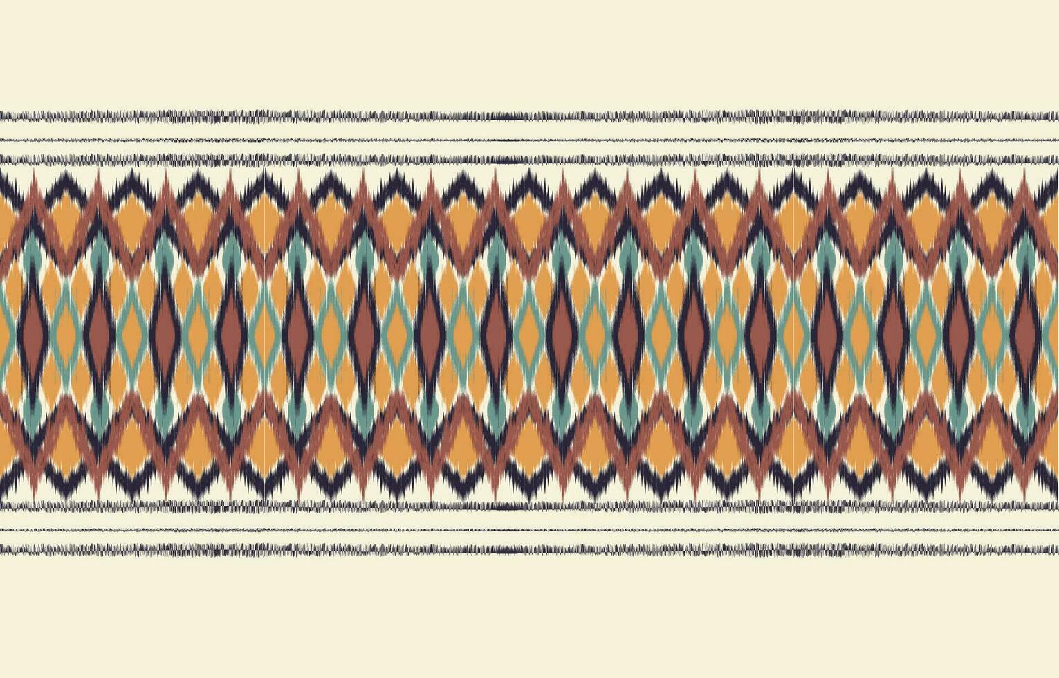 ethnisch abstrakt Ikat Kunst. aztekisch Ornament drucken. geometrisch ethnisch Muster nahtlos Farbe orientalisch. Design zum Hintergrund ,Vorhang, Teppich, Hintergrund, Kleidung, Verpackung, Batik, Vektor Illustration.