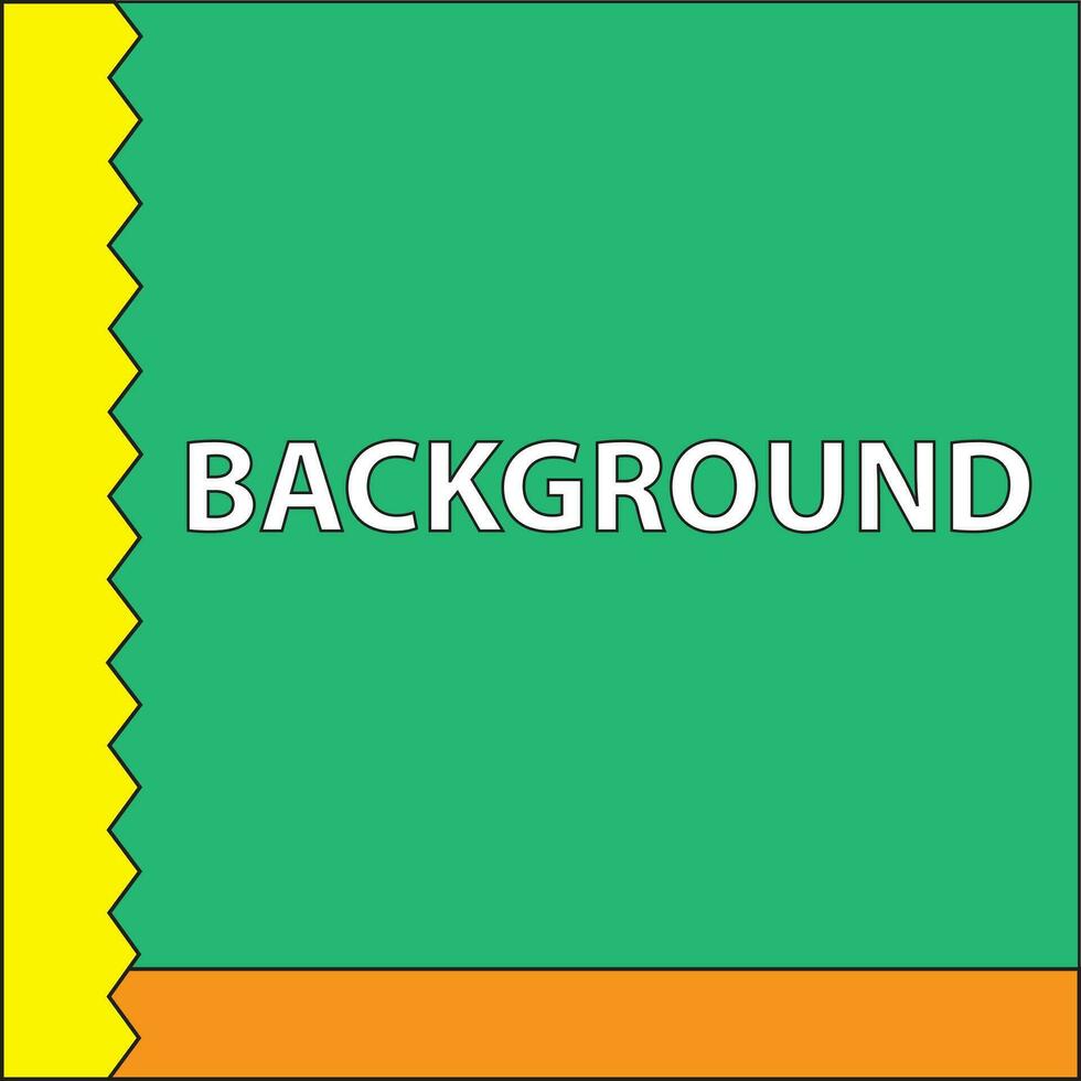 Vektor Hintergrund Design mit Gelb Zickzack- Linien und Orange Linien. geeignet zum Hintergrund, Textur, Poster, Flyer, Konzept, Element.
