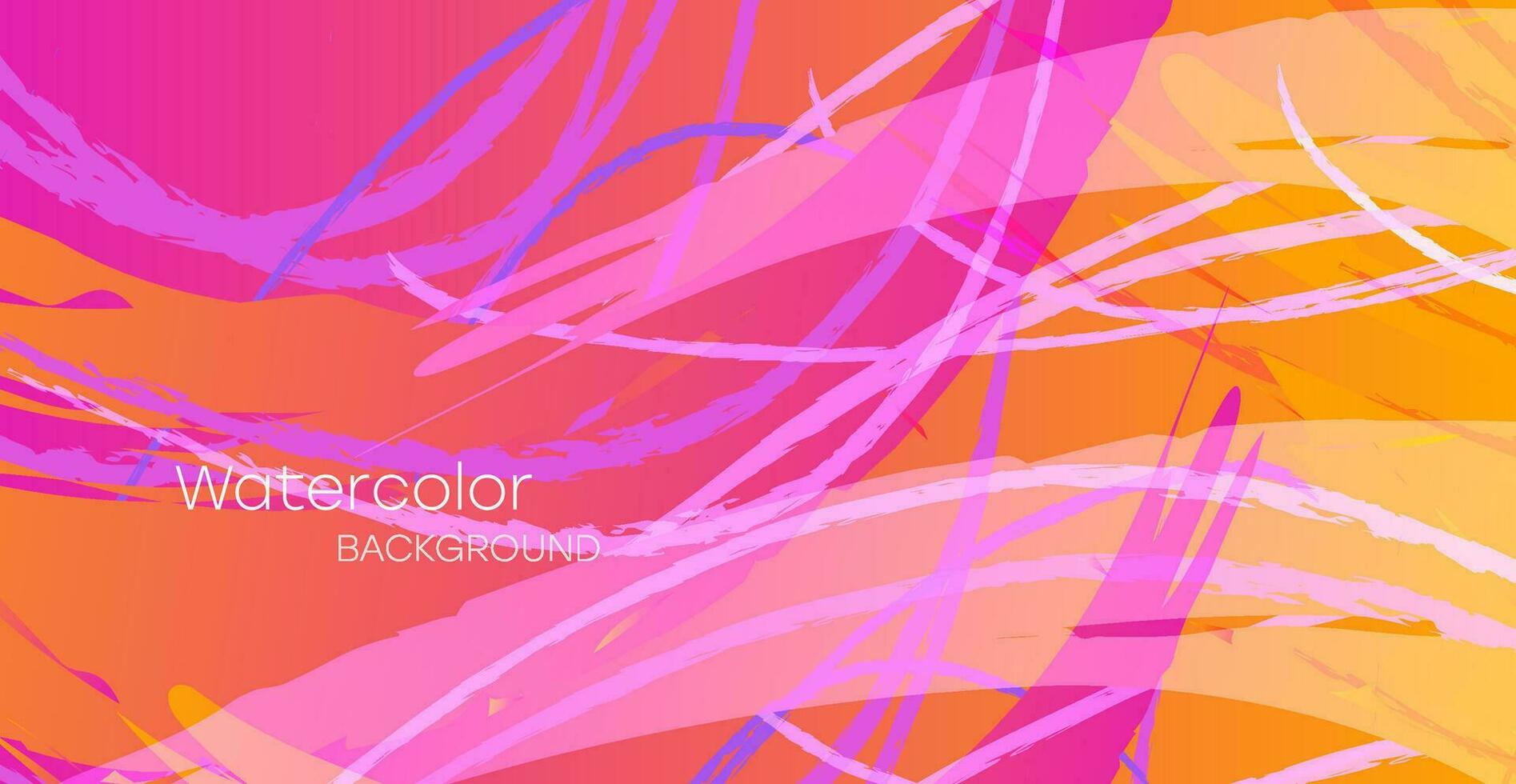 färgrik vattenfärg bakgrund för affisch, broschyr, kort eller flygblad. vektor