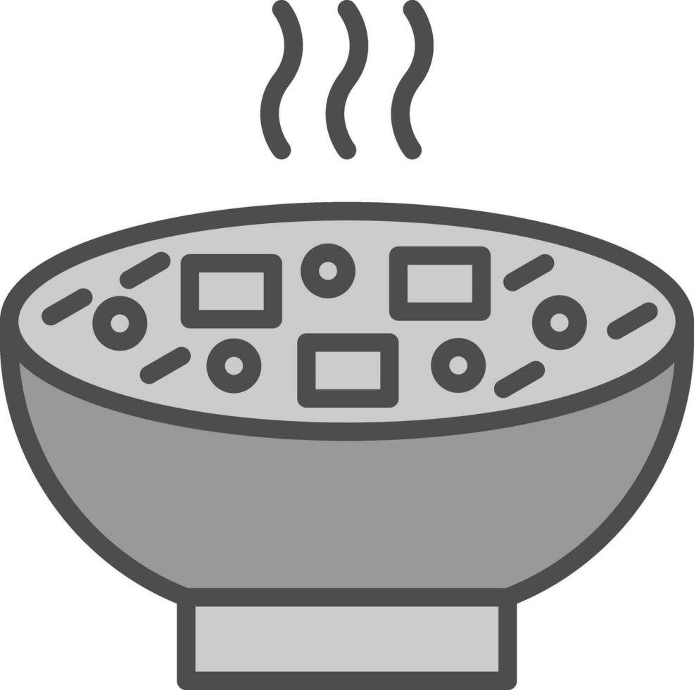 Miso Suppe Vektor Symbol Design