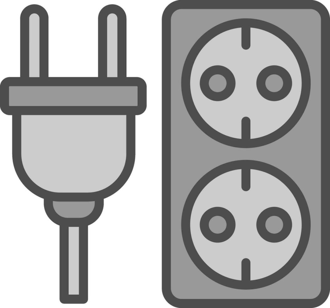 elektrisch Steckdose Vektor Symbol Design