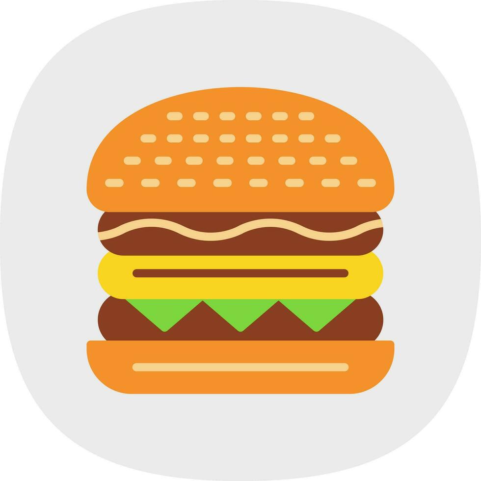 Cheeseburger Vektor Symbol Design