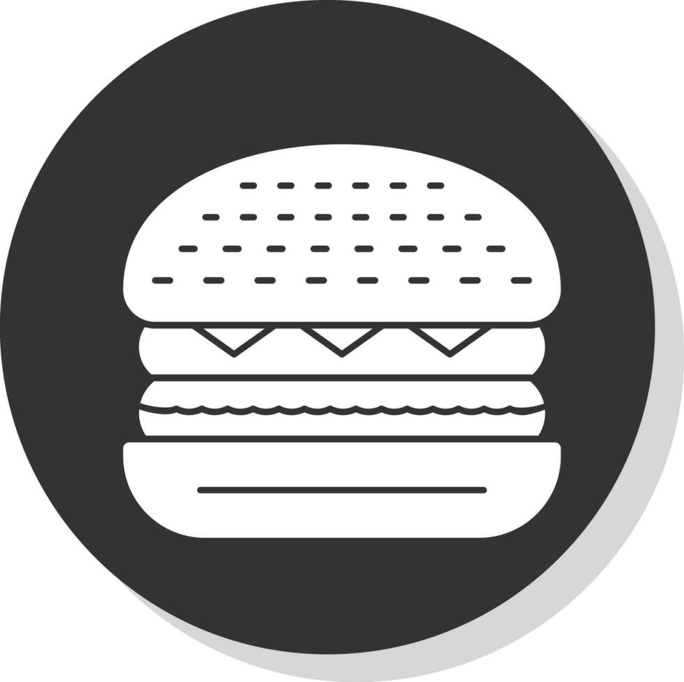 Rindfleisch Burger Vektor Symbol Design