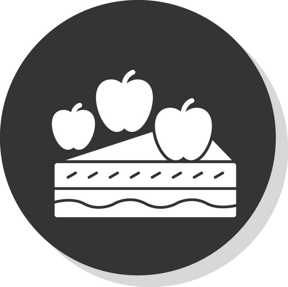 Apfel knackig Vektor Symbol Design