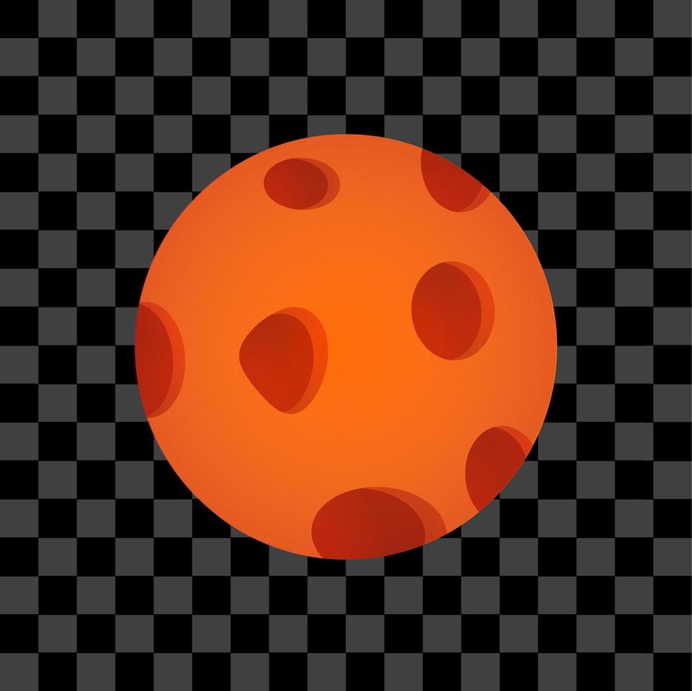 orange planet objekt eps vektor planetariskt redigerbar cirkel