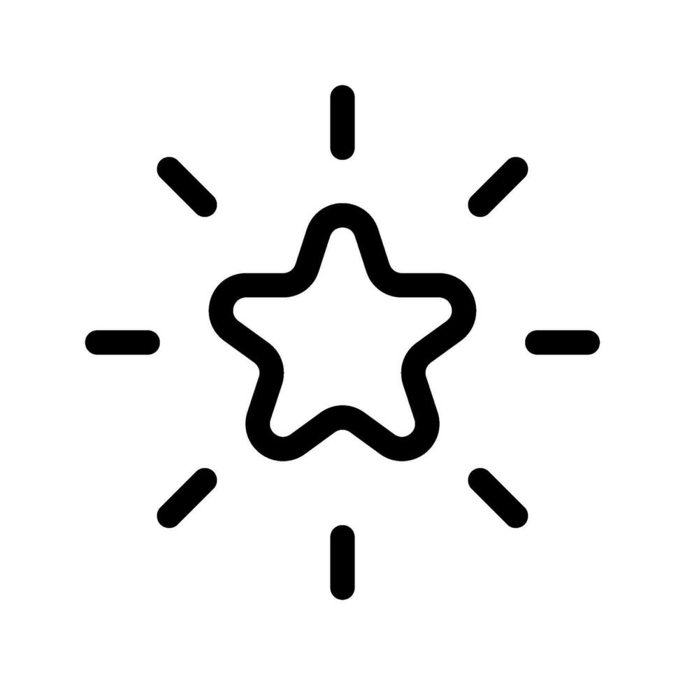 funkelnd Symbol Vektor Symbol Design Illustration