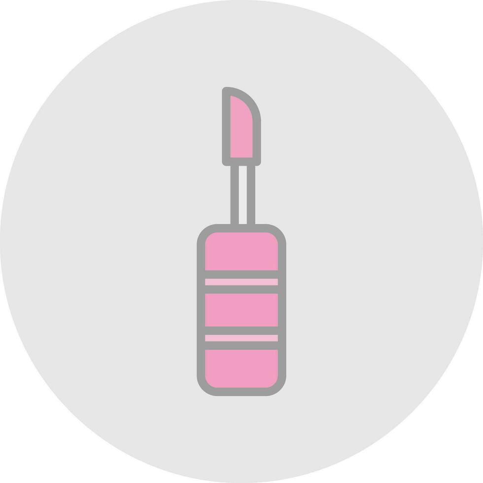 Lipgloss-Vektor-Icon-Design vektor