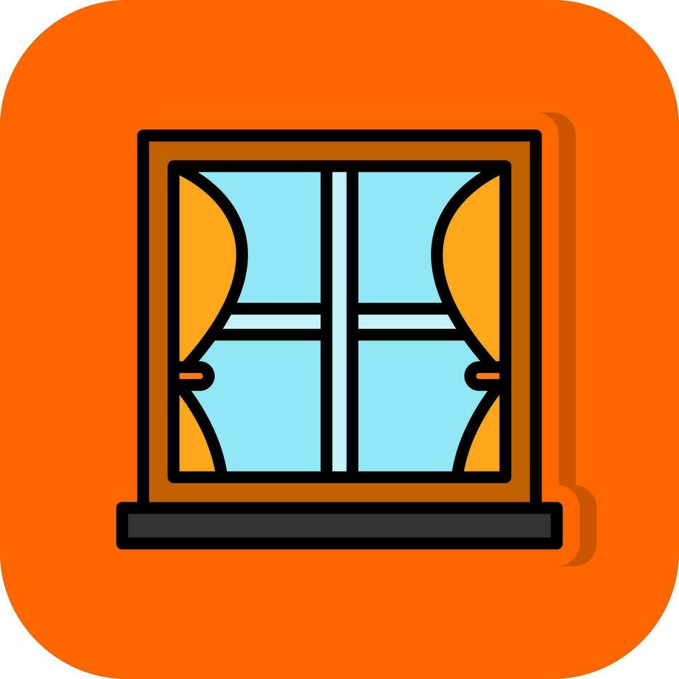 Fenster-Vektor-Icon-Design vektor