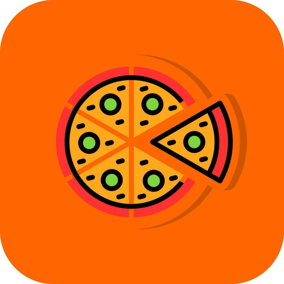 Margherita Pizza Vektor Symbol Design