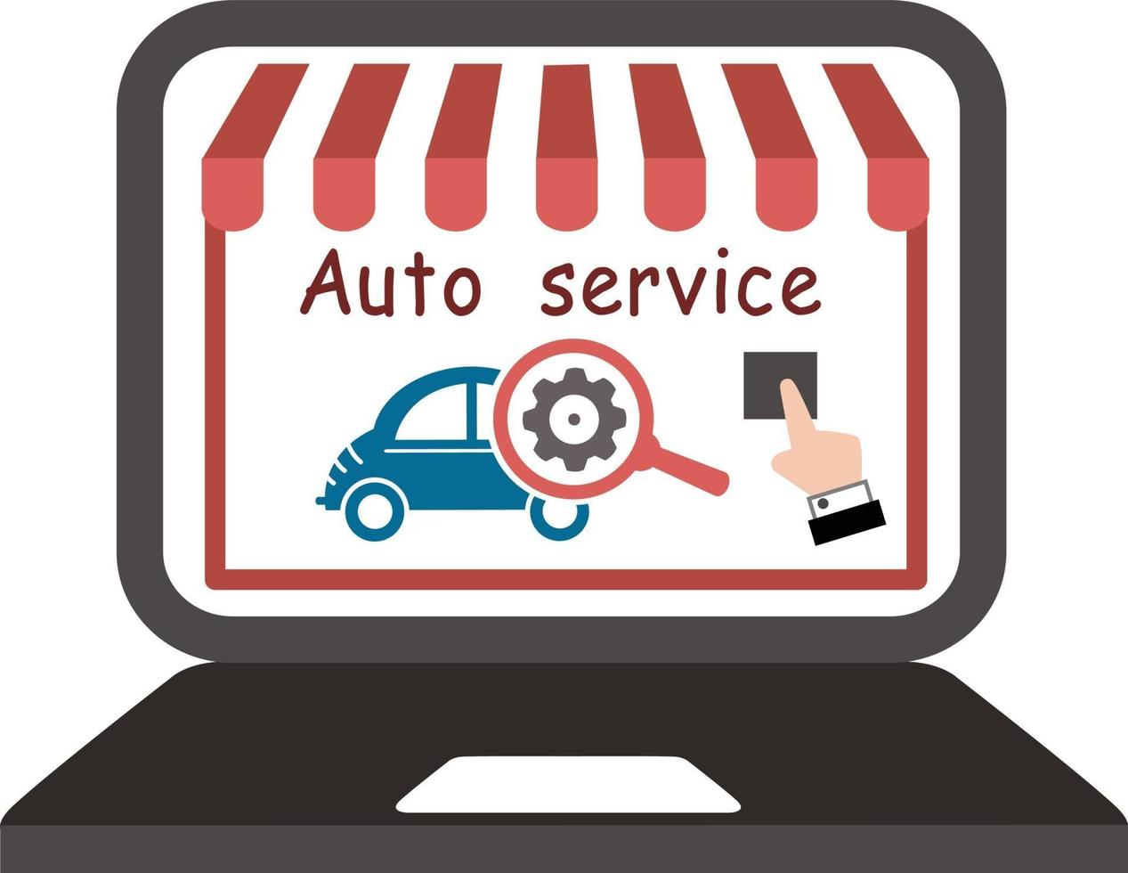 Auto-Service-Vektor vektor