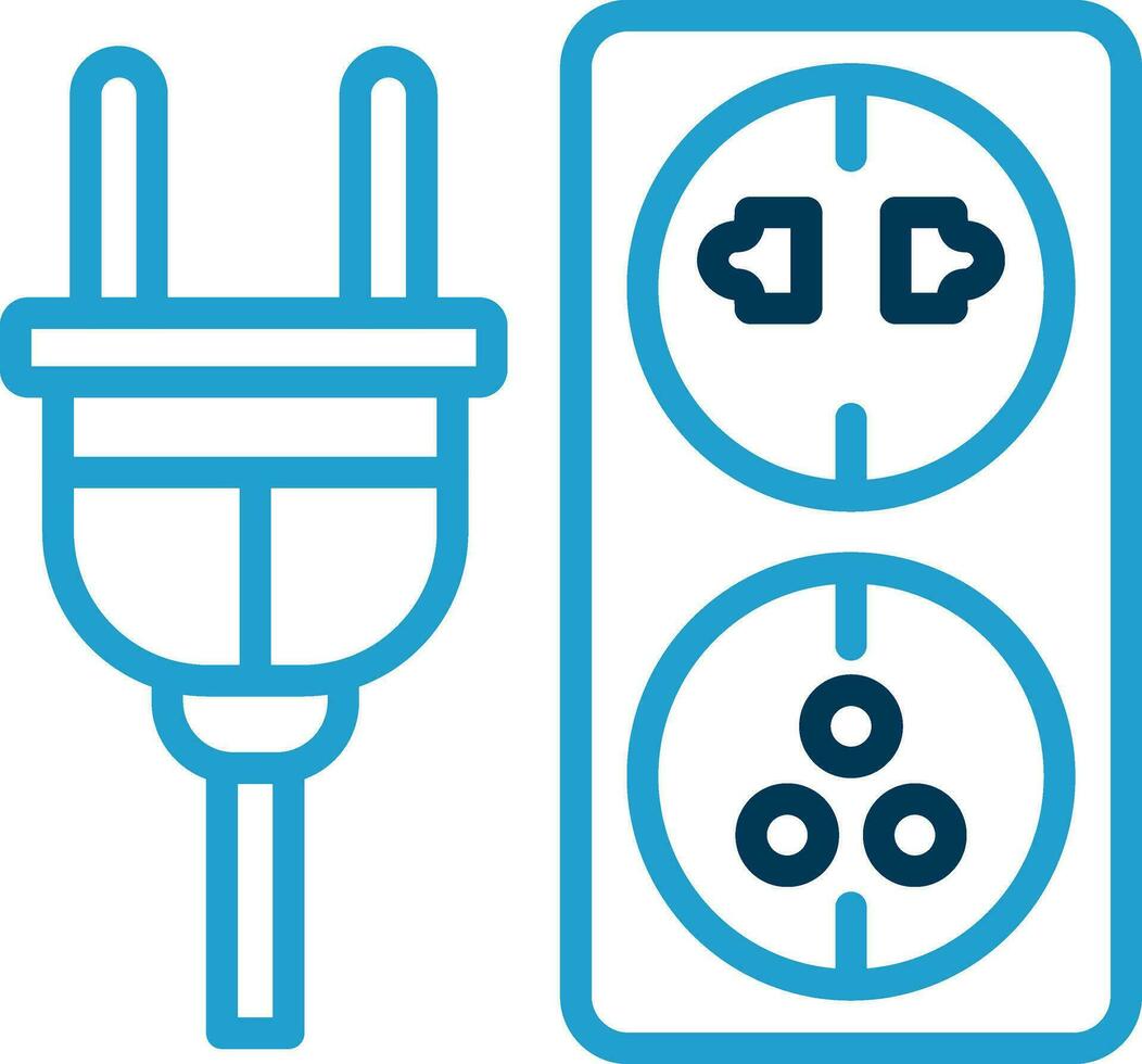 elektrisch Auslauf Vektor Symbol Design