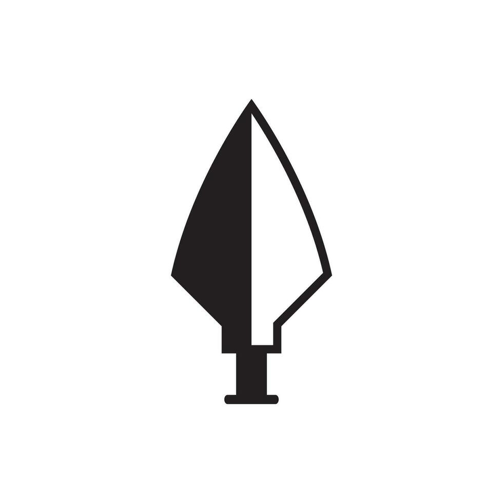 Speer-Logo-Vektor-Design-Vorlage vektor