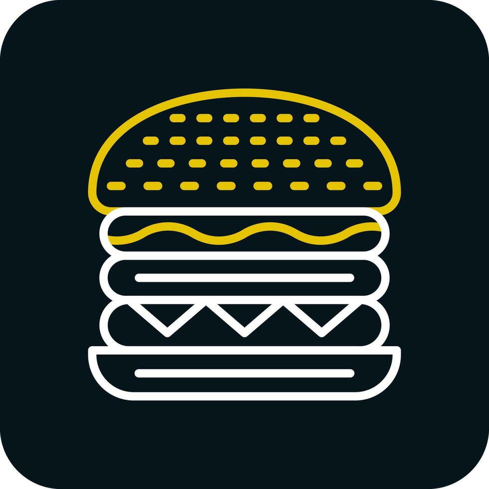 Cheeseburger Vektor Symbol Design