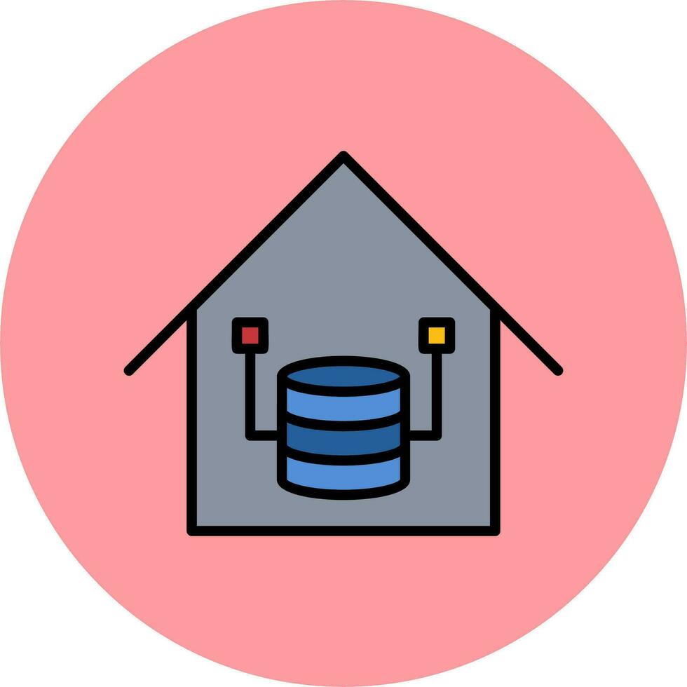 Data-Warehouse-Vektorsymbol vektor