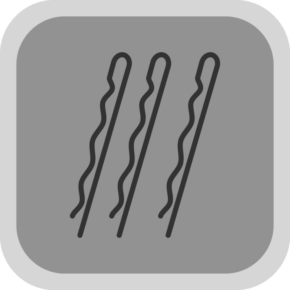 hår clips vektor ikon design