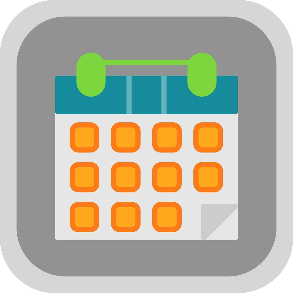 Kalender-Vektor-Icon-Design vektor