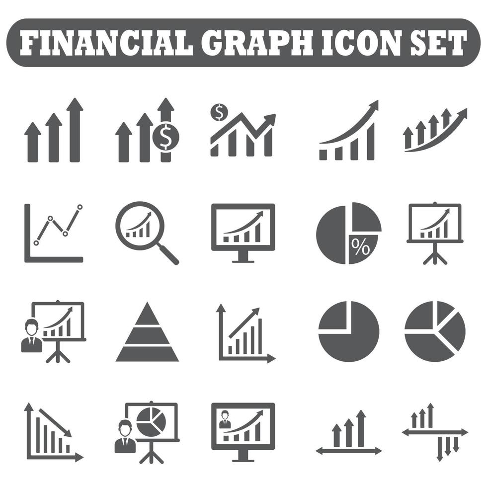 Finanzmarktsymbole vektor