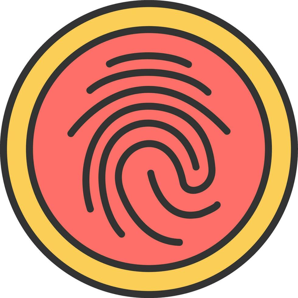 biometrisch Vektor Symbol