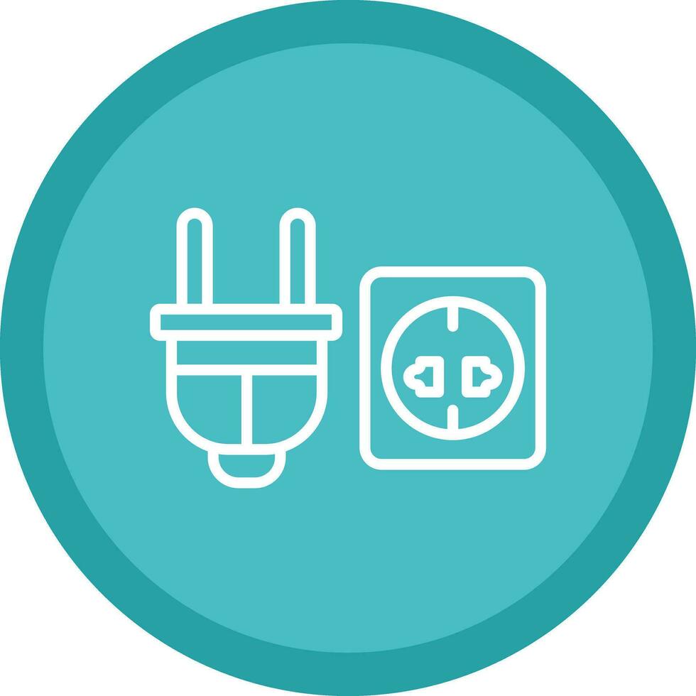 Steckdose Vektor Icon Design