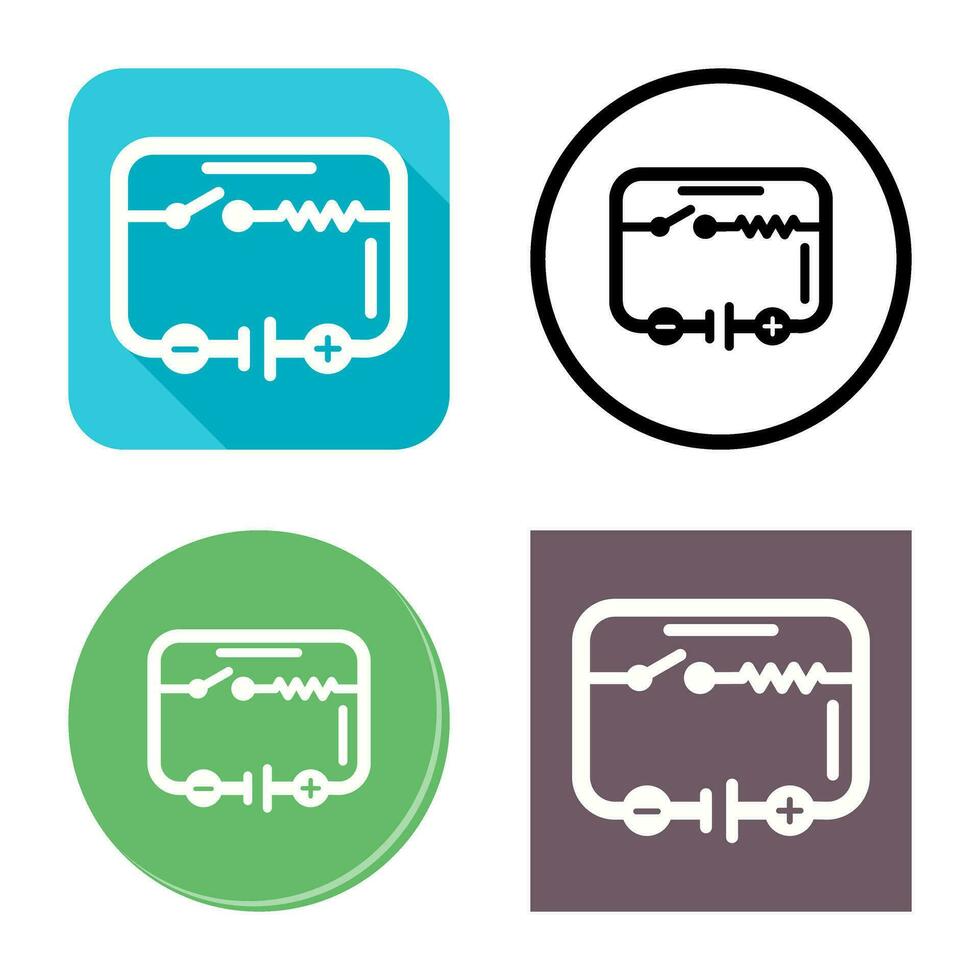 Vektorsymbol für Stromkreise vektor