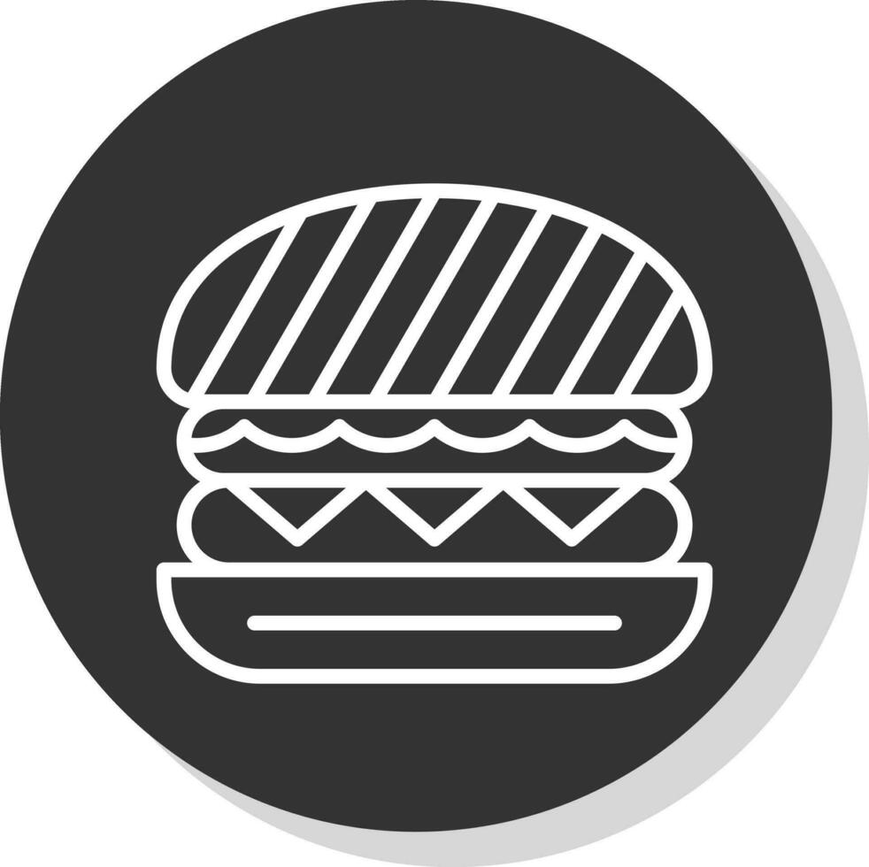 Tofu Burger Vektor Symbol Design