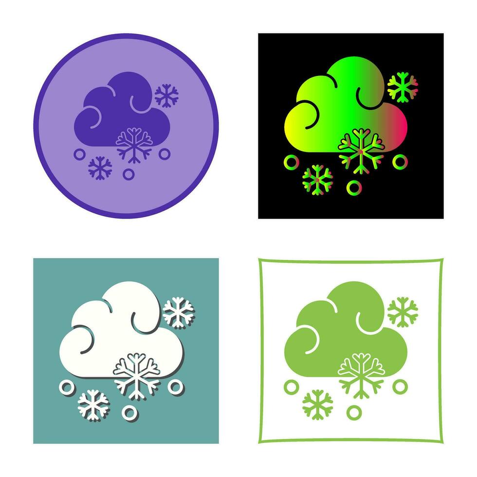 schneebedecktes Vektorsymbol vektor