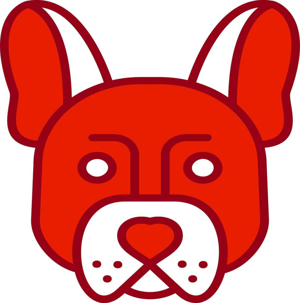 Französisch Bulldogge Vektor Symbol