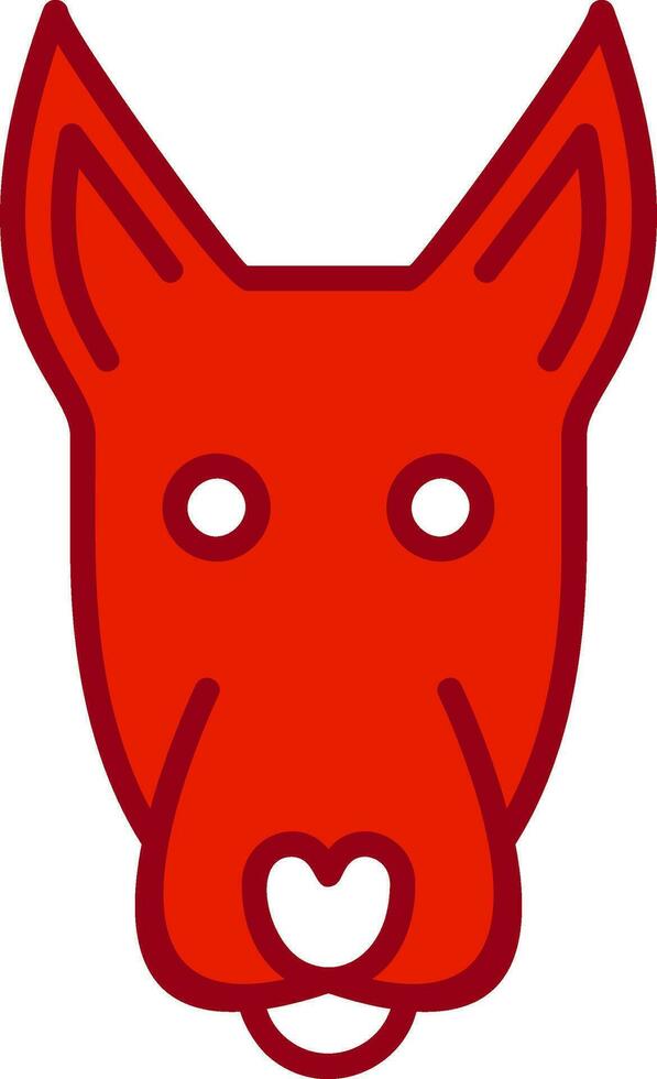 Stier Terrier Vektor Symbol