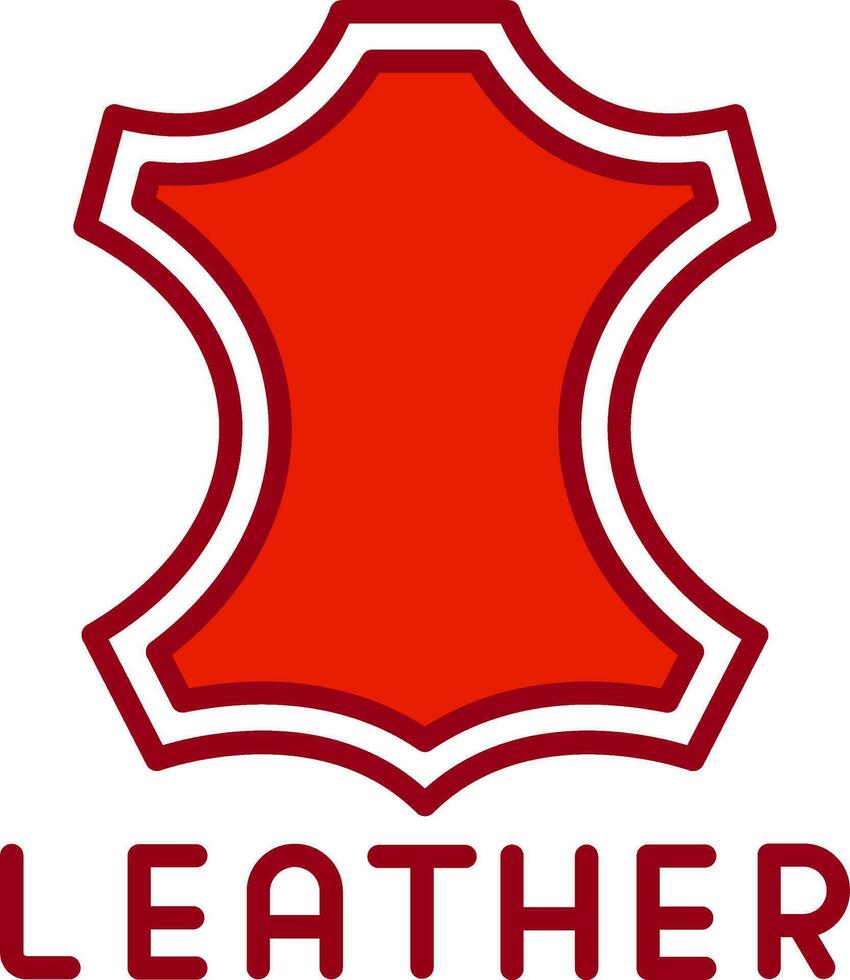 Leder-Vektor-Symbol vektor