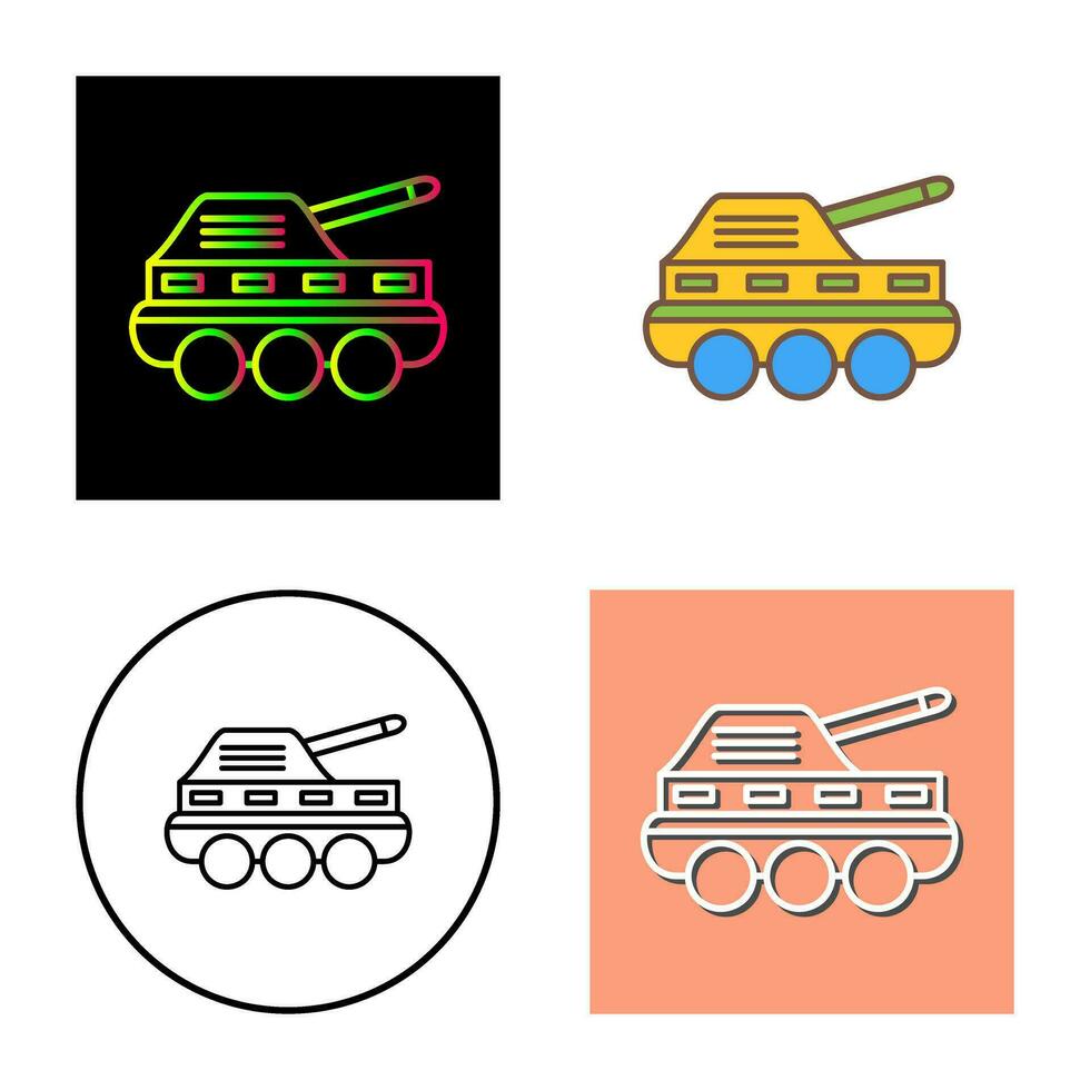 Infanterie-Panzer-Vektor-Symbol vektor