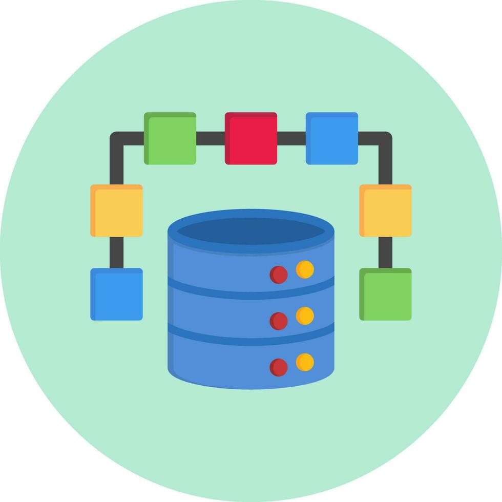 Vektorsymbol für strukturierte Daten vektor