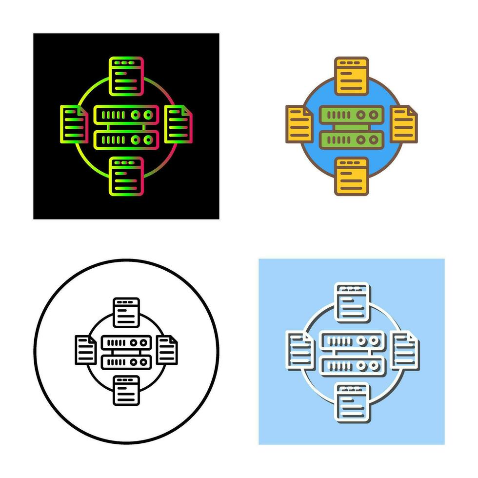 Server-Vektorsymbol vektor