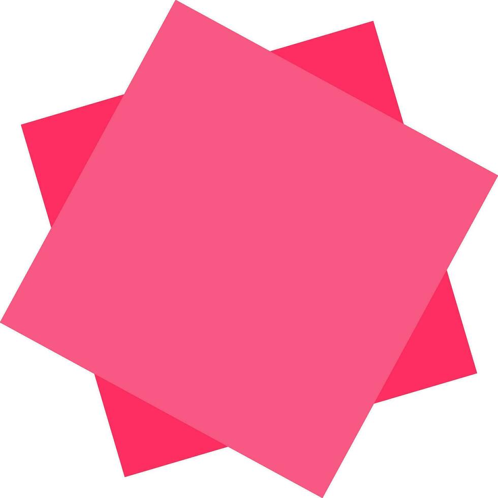 abstrakt geometrisk rosa täcka över fyrkant bakgrund vektor