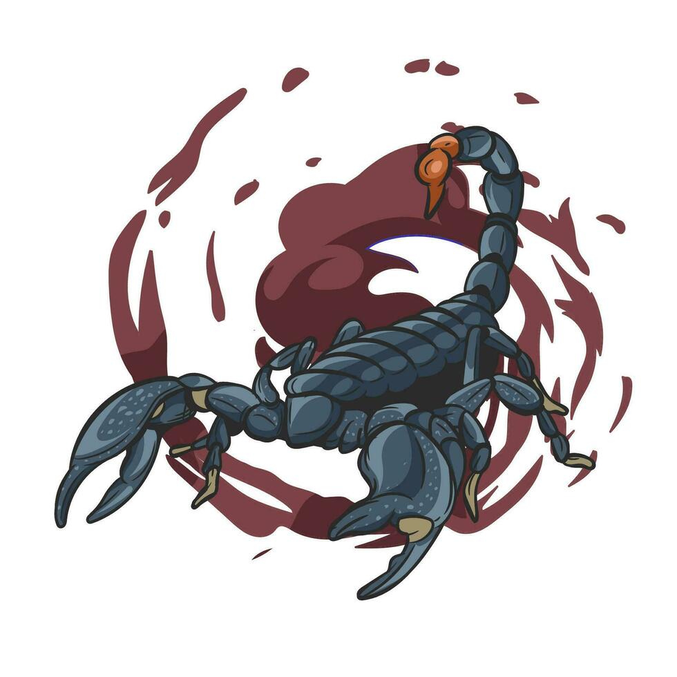Vektor Illustration von ein Skorpion. Skorpion Vektor