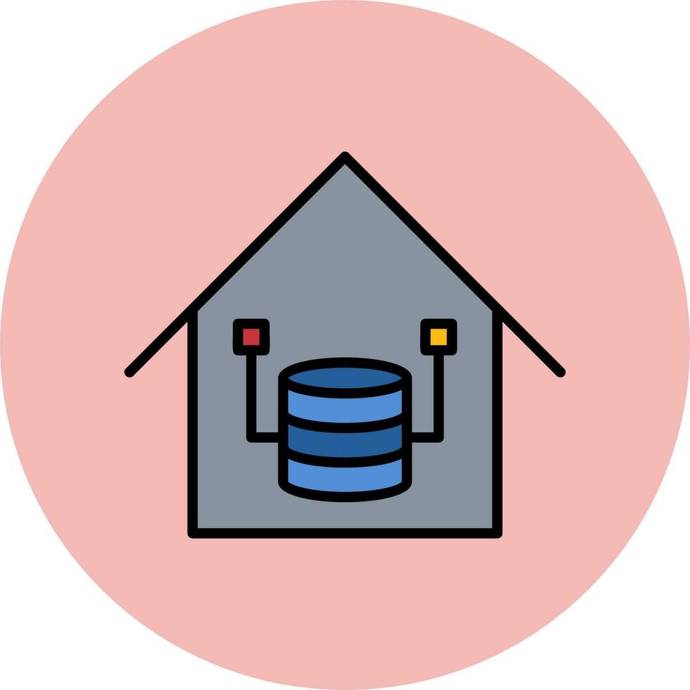 Data-Warehouse-Vektorsymbol vektor