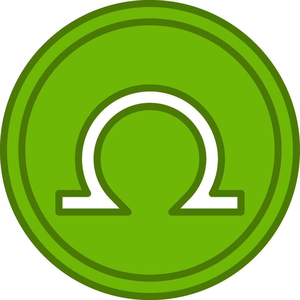 Omega Vektor Symbol