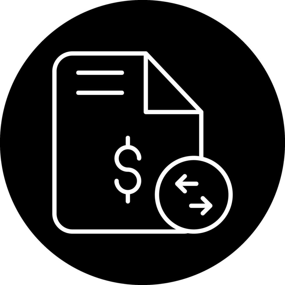 Transaktion Daten Vektor Symbol