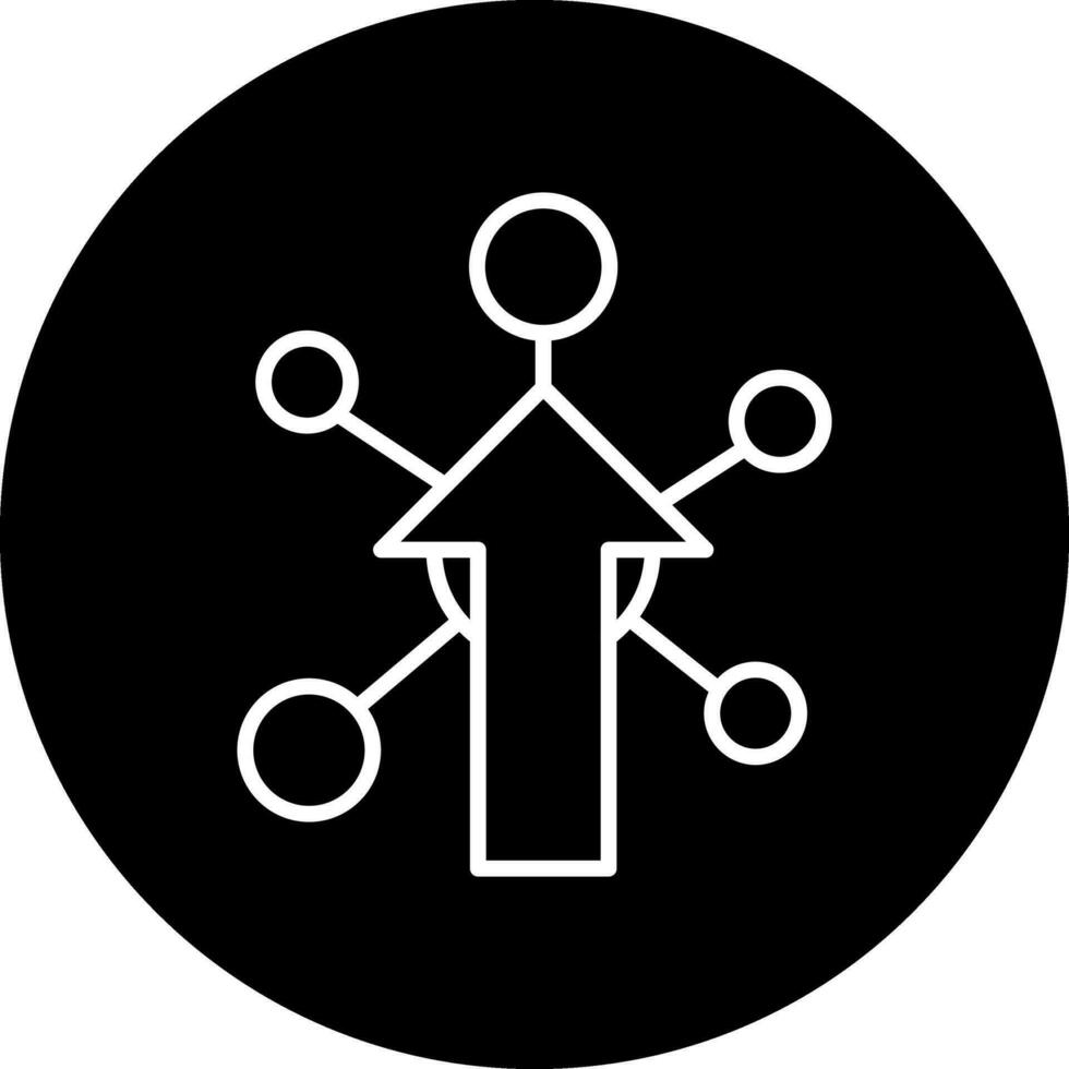 neural Netzwerk Vektor Symbol