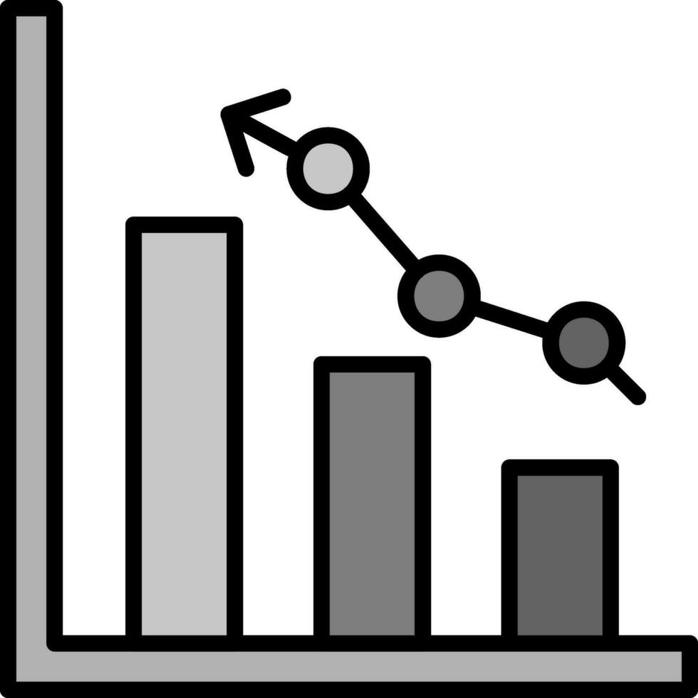 Marktanalyse-Vektorsymbol vektor