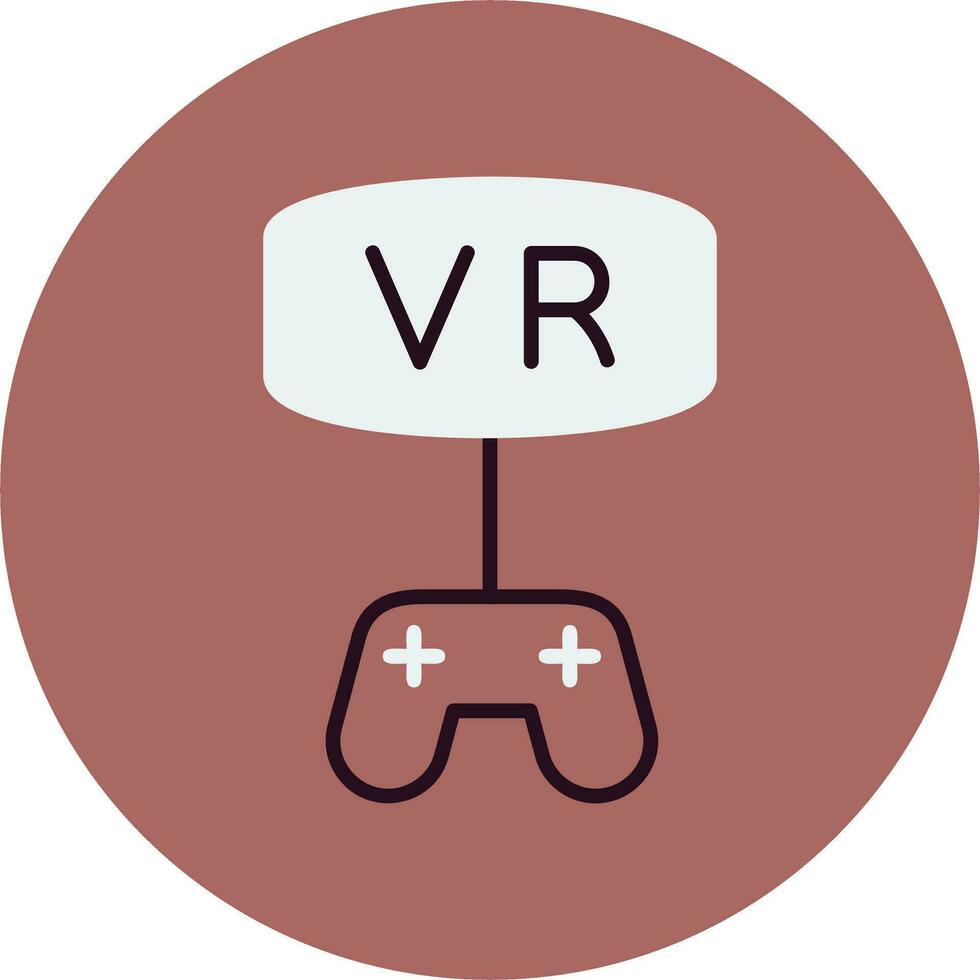 vr spel vektor ikon