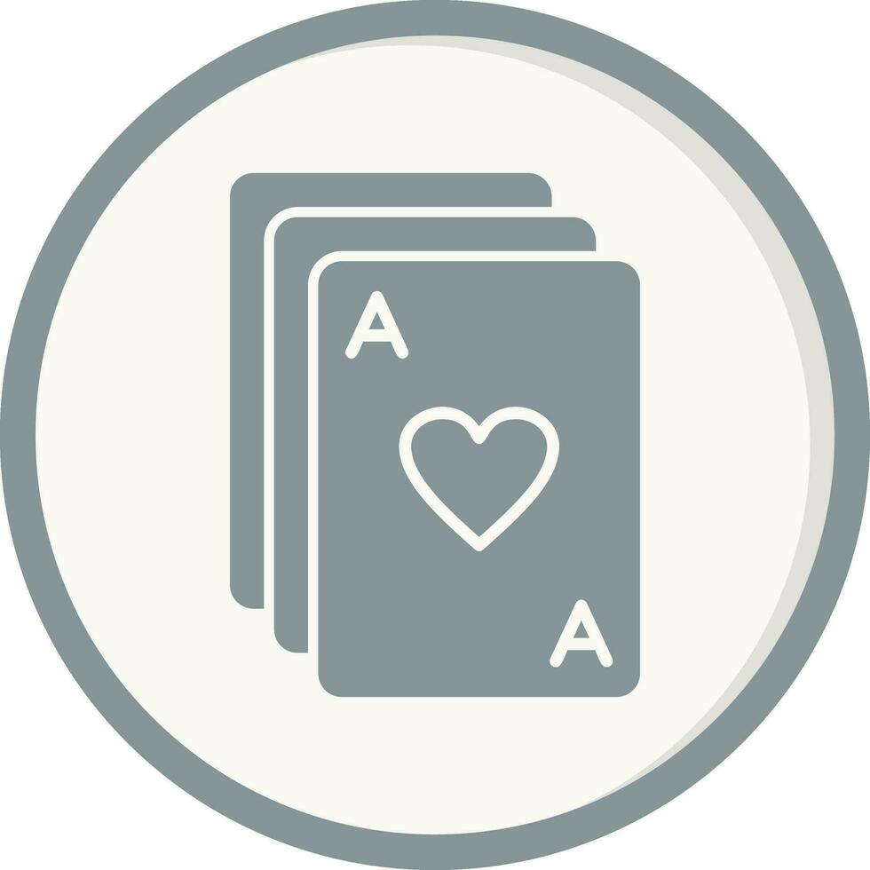 poker kort vektor ikon
