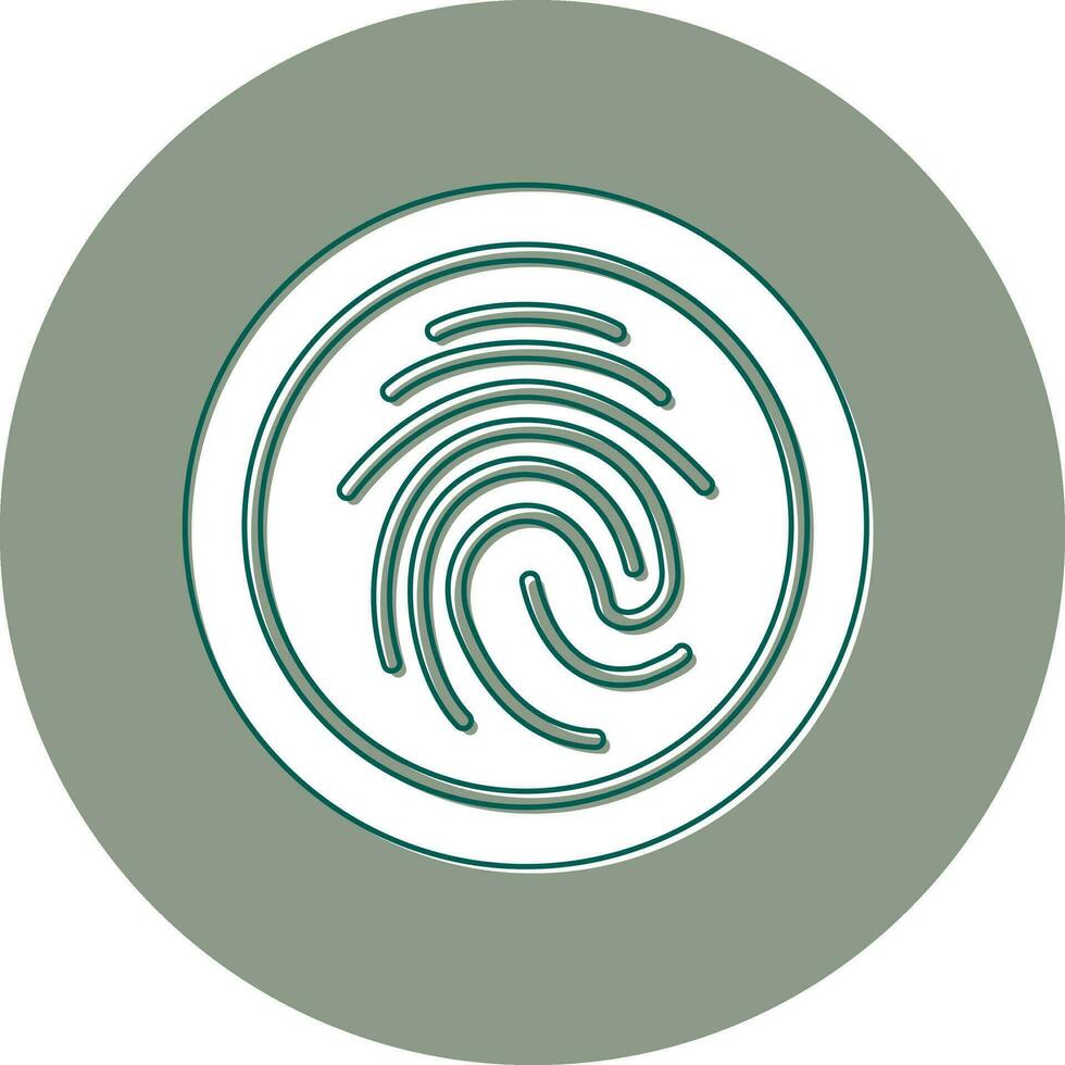 biometrisch Vektor Symbol