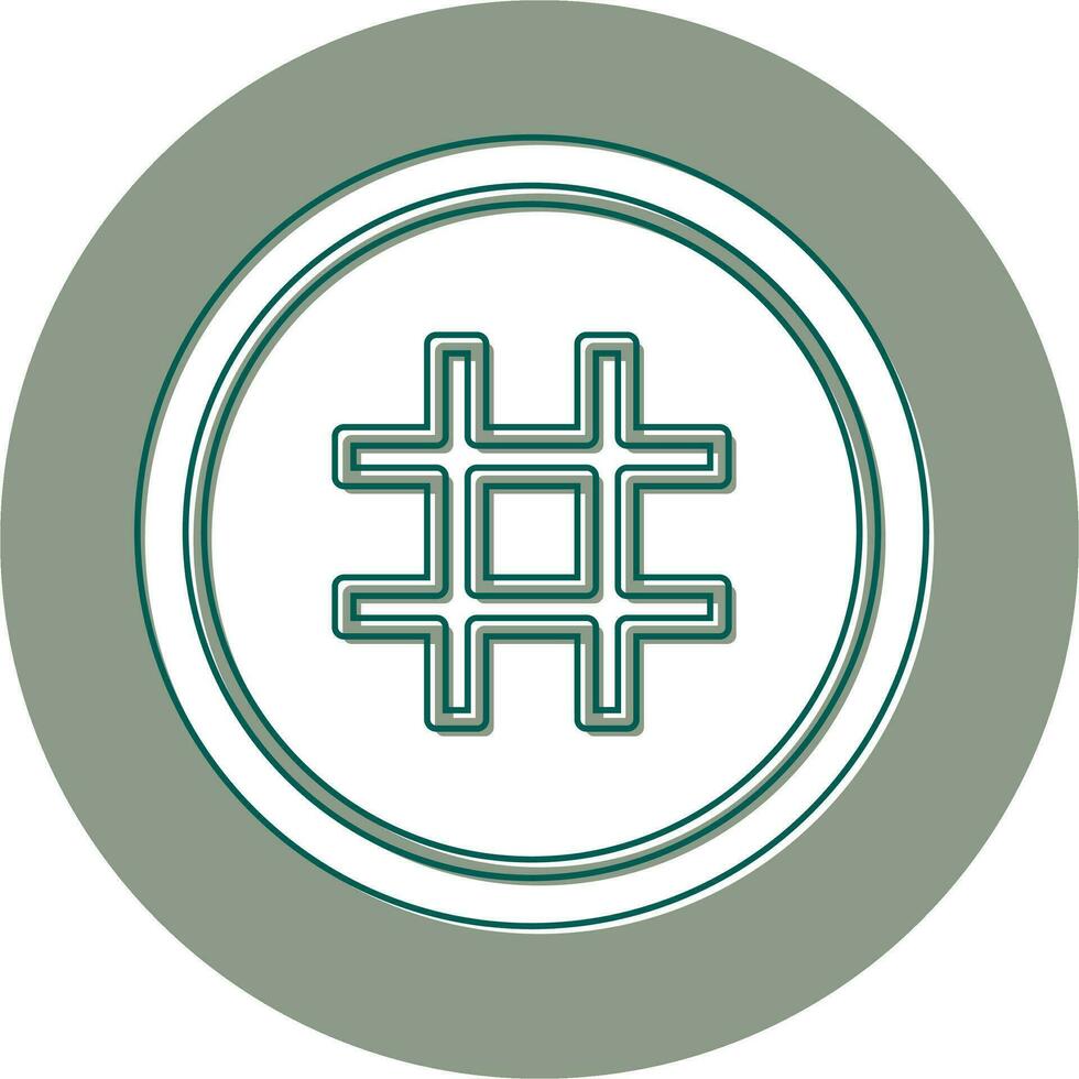 Hashtag-Vektorsymbol vektor