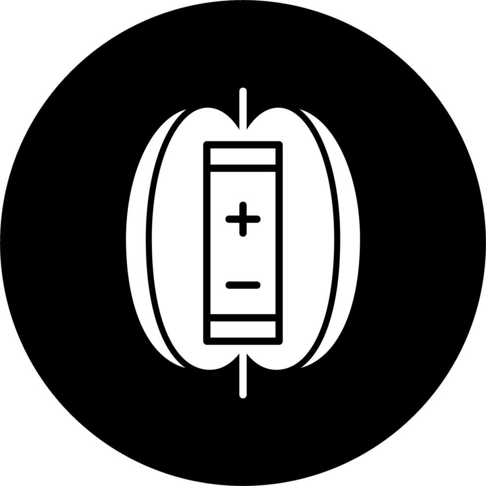 Magnetfeld-Vektor-Symbol vektor