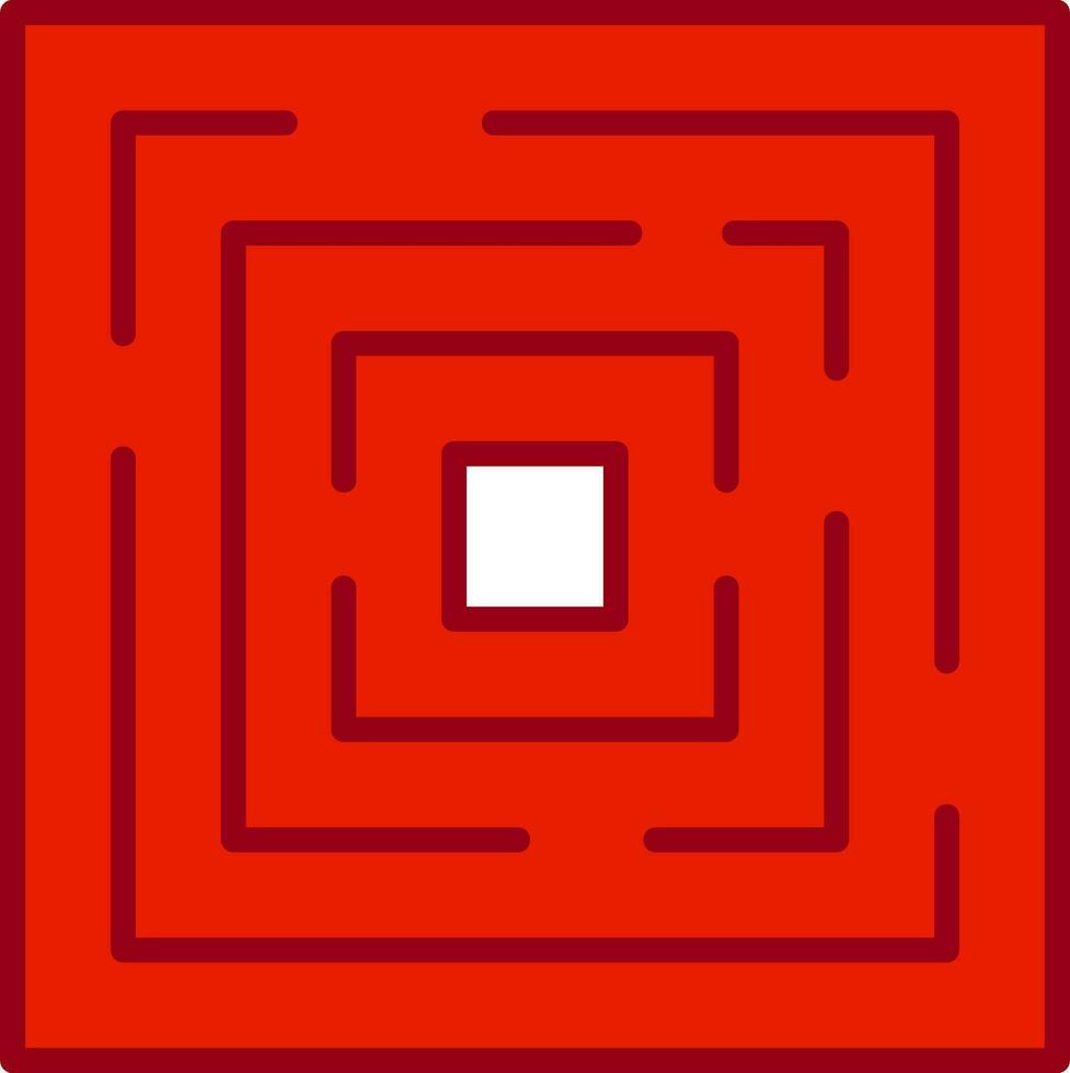 Labyrinth-Vektor-Symbol vektor