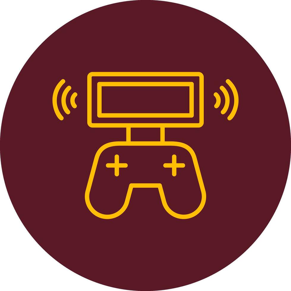 Gamepad-Vektorsymbol vektor