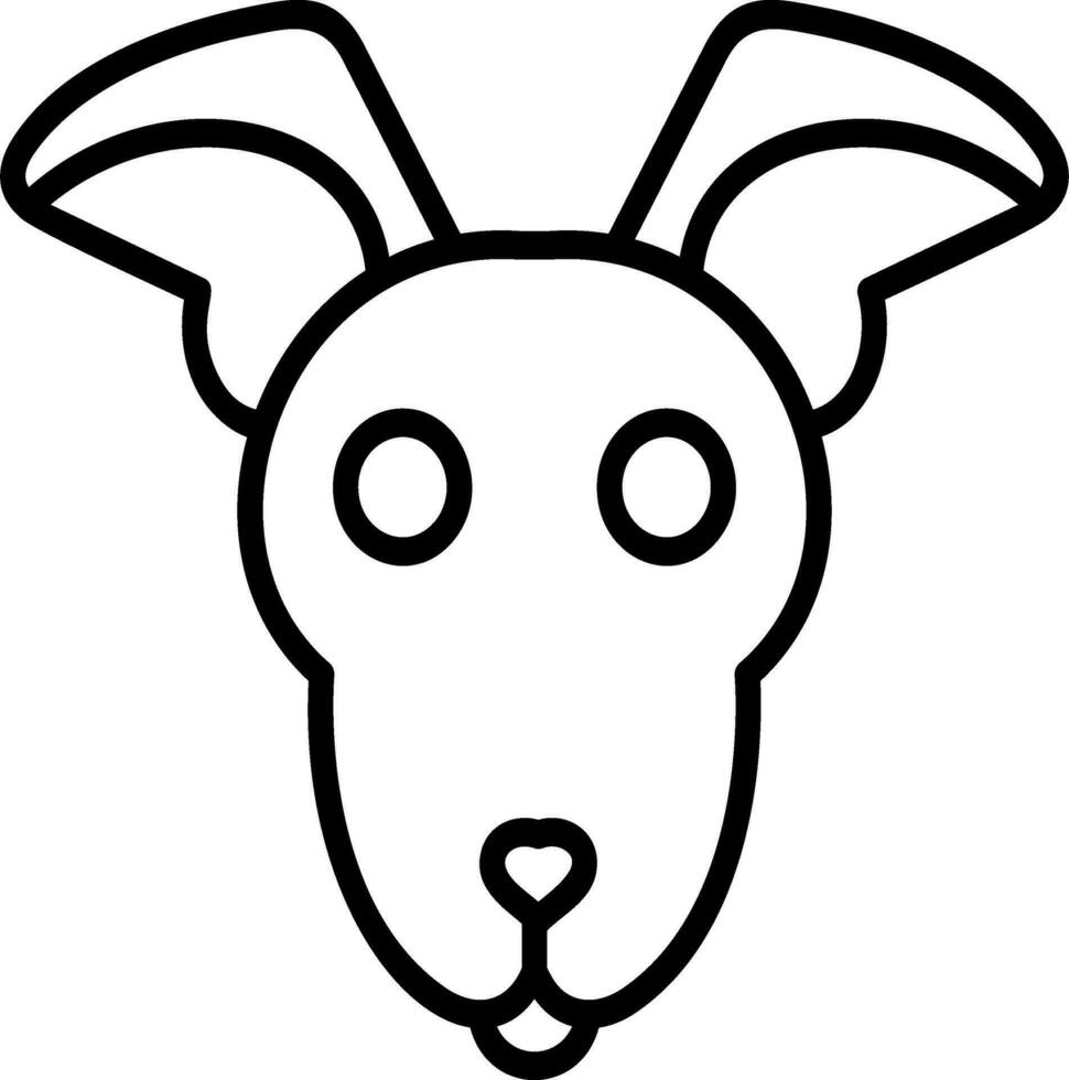 Windhund Vektor Symbol